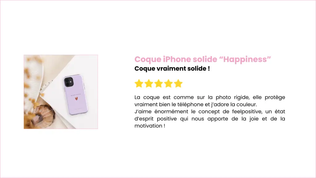 Coque iPhone Happiness Feel Positive